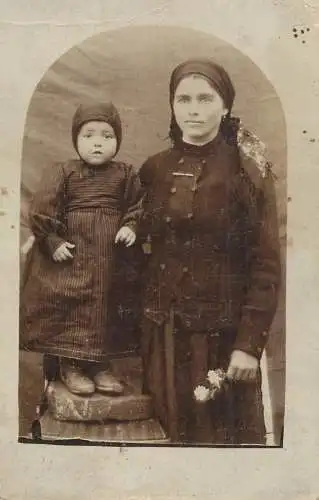 Photograph social history mother and child rural scene