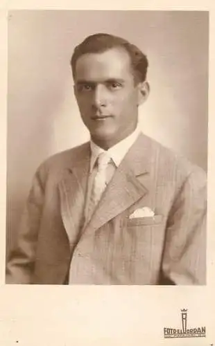 Photograph social history elegant man Cluj Napoca