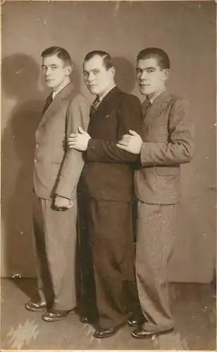 Photograph social history family brothers elegance