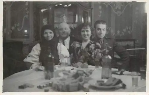 Photograph social history family elegance soldier uniform traditions