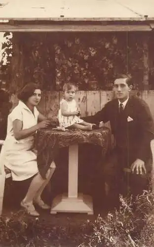 Photograph social history family picnic Balaton 1930