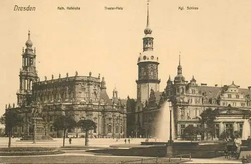 Germany Dresden cityscape