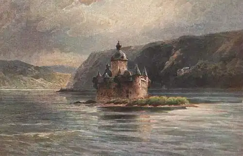 Germany Die Pfalz im Rhein bei Kaub