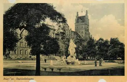 Germany Munchen Neptunbrunnen