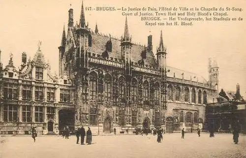 Belgium Bruxelles La Justice de Paix, Hotel de Ville & Chapelle du St Sang