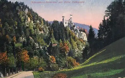 Germany Schramberg Bernecktal mit Ruine Falkenstein