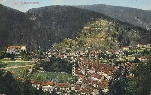 Germany Triberg im Schwarzwald general view