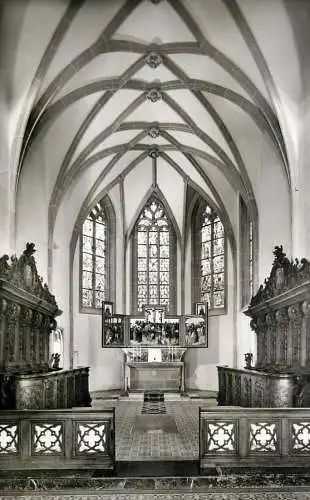 Germany Bernkastel-Kues Kapelle des St Nikolaus-Hospital Hochaltar