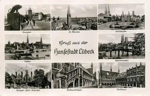 Germany Gruss aus Lubeck multi view