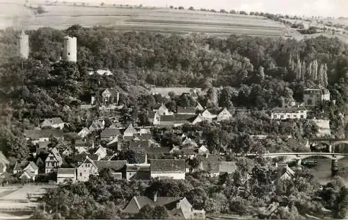 Germany Volkssolbad Bad Kosen Blick vom "Himmelreich" general view