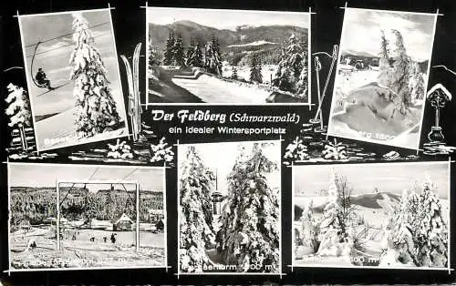 Germany Der Feldberg Schwarzwald Wintersportsplatz multi view