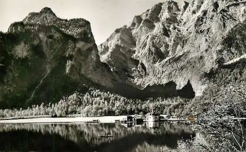 Germany Konigsee St Bartholoma mit Watzmann Ostwand