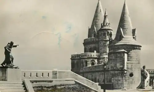 Postcard Hungary Budapest Fisherman bastion