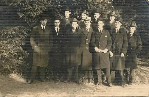 Plzen 1918 social history photo postcard