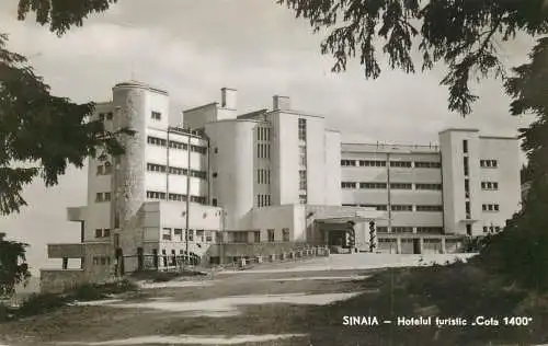 Postcard Romania Sinaia hotel turistic cota 1400