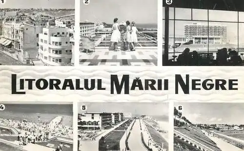 Postcard Romania litoralul Marii Negre
