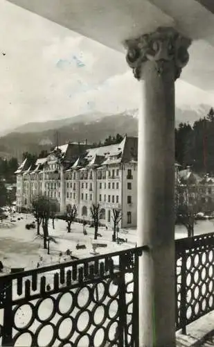Postcard Romania Sinaia Hotel Palas 1967