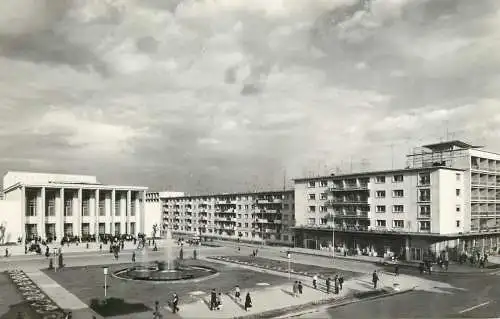 Postcard Romania Bacau Piata casei de cultura