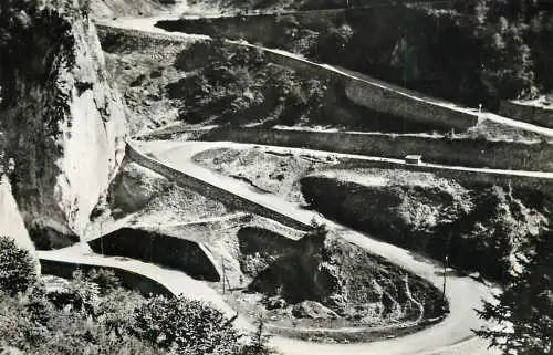 Postcard Romania serpentine in cheile bicazului