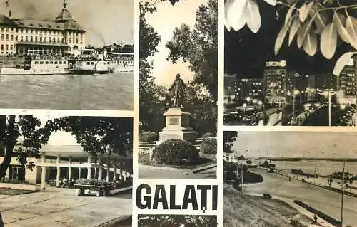 Postcard Romania Galati