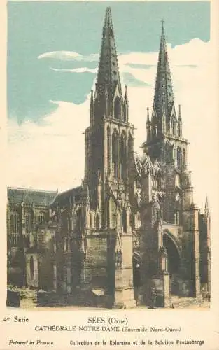 Postcard France Sees cathedrale Notre Dame