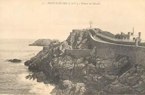 Postcard France Saint-Lunaire pointe du Decolle