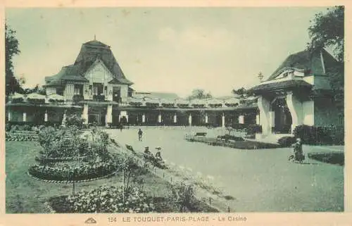 Postcard France le Touquet Paris Plage le casino