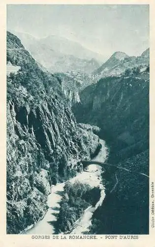 Postcard France Gorges de la Romanche Pont DÁuris