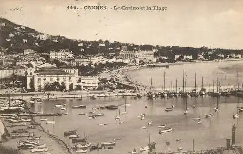 Postcard France Cannes le casino