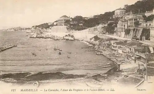 Postcard France Marseilles  la Corniche l'Anse du Prophete