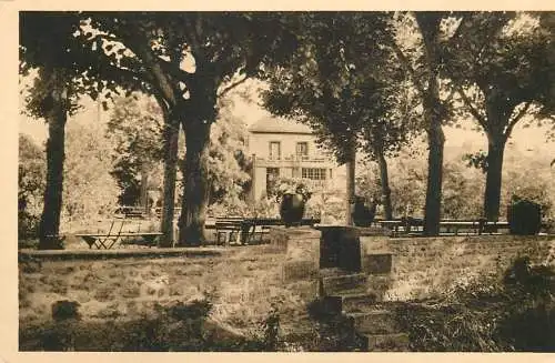 Postcard France Poitiers red pavillon
