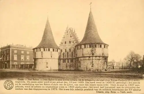 Postcard Belgium Gent Het Rabot