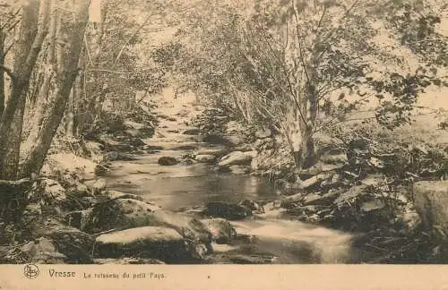 Postcard Belgium Vresse creek
