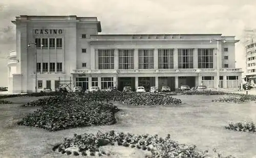 Postcard Belgium Knokke Albert Plage casino
