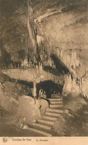Postcard Belgium Grottes de Han la Mosquee