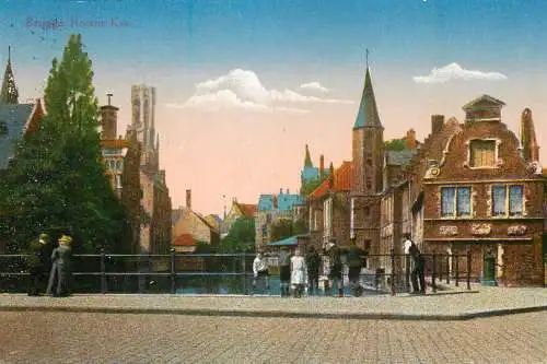 Postcard Belgium Brugge Rosarie Kaar