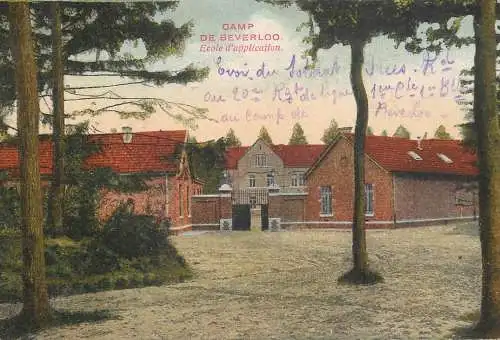 Postcard Belgium camp de Beverloo