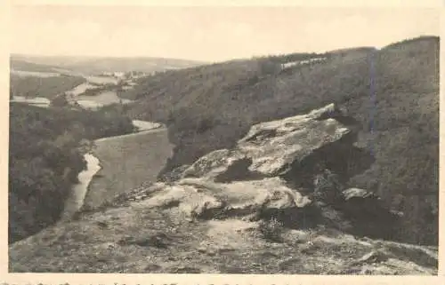 Postcard Belgium Malmedy Rocher de Falize