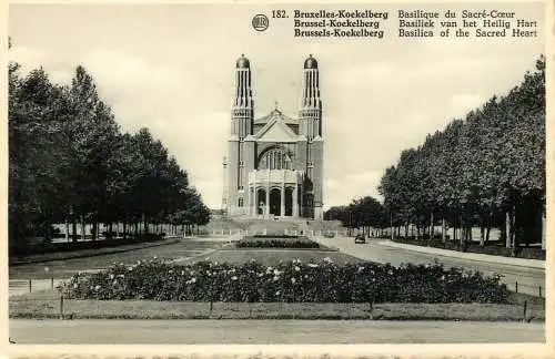 Postcard Belgium Bruxelles Koekelberg Basilica of the Sacred Heart