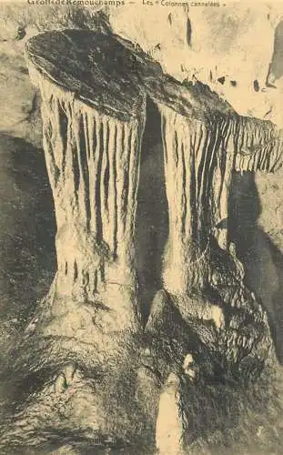 Postcard Belgium Grotte de Remouchamps les Colonnes cannelees