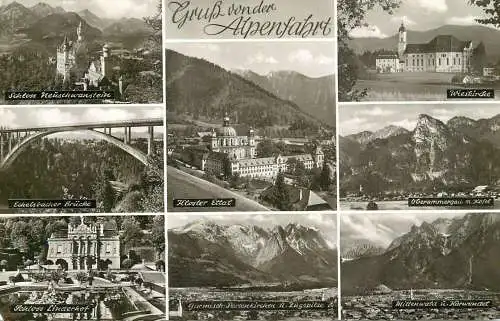 Germany Gruss von der Alpenfahrt multi view