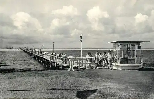 Germany Nordseeheilbad u. Schwefelbad St Peter Ording Seebrucke