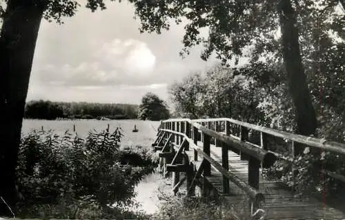 Germany Luftkurort Bevensen Luneburger Heide Weinbergbrucke
