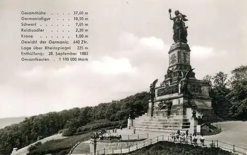 Germany Rudesheim am Rhein Niederwalddenkmal