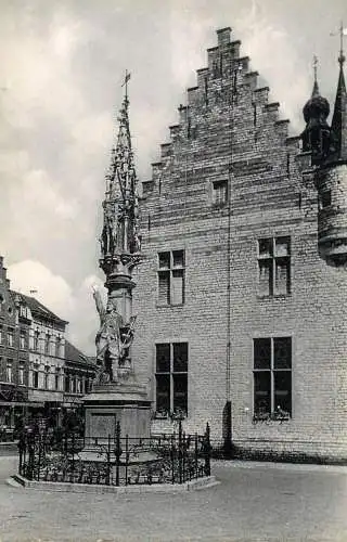 Belgium Herentals Standbeeld Boerenkrijg