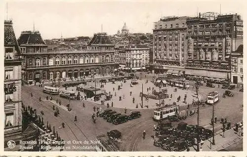 Belgium Bruxelles Place Rogier & Gare du Nord