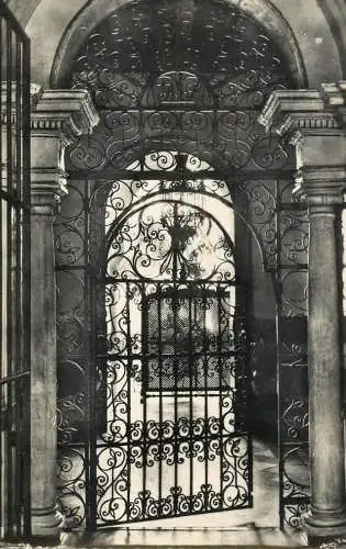 Spain Sevilla front-door grating detail view