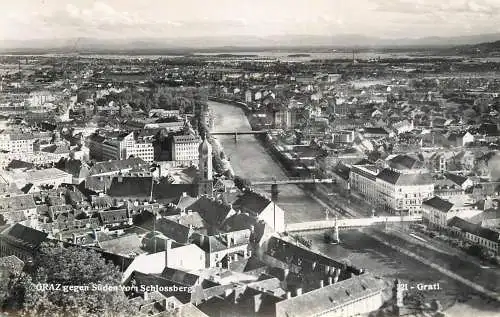 Austria Graz cityscape panorama