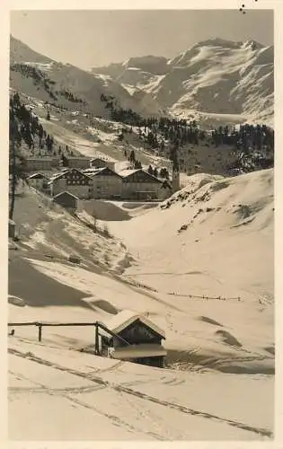 Austria Ober-Gurgl mit Schlafkogl Tirol mountain winter scenery