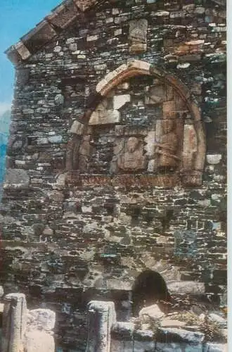 Chechnya Chechen-Ingush Valley of Assa river Tkhaba-Yerdy Church bas-relief